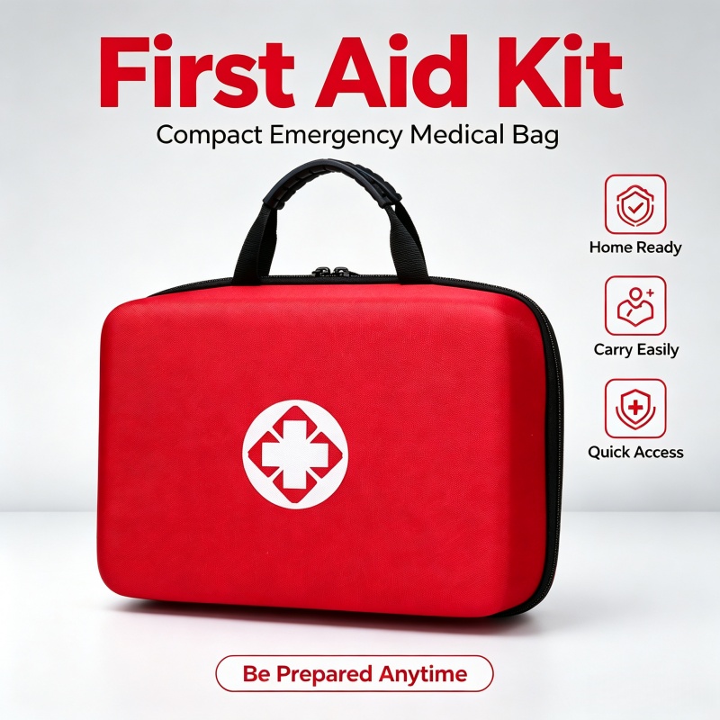 First Aid Bag Kit - Przenośna apteczka w twardej obudowie, torba